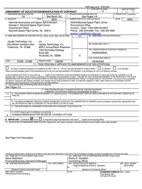 Fillable Online Foia Msfc Nasa Modification Foia Nasa Foia