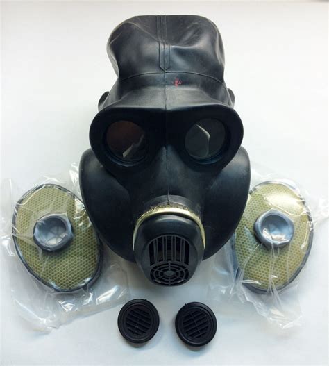 Soviet Black Gas Mask Pbf Eo Black Pbf Gas Mask Size Extra Small