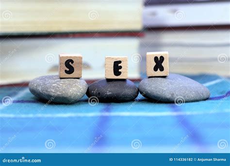 Three Letter Word Sex Stock Photo Image Of Concept 114336182