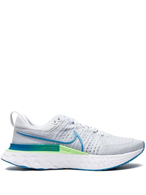 Nike React Infinity Run Flyknit 2 Sneakers, $135 | farfetch.com | Lookastic