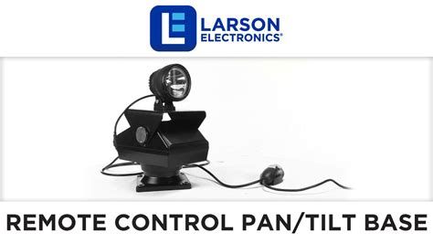 Remote Controlled Pan Tilt Base Rotates And Tilts With Mounting Plate Youtube