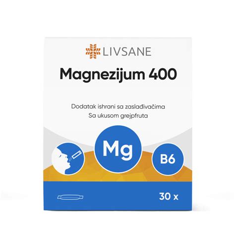 Magnezijum 400 Direkt Stick 30 Kesica Livsane Apotekar Online