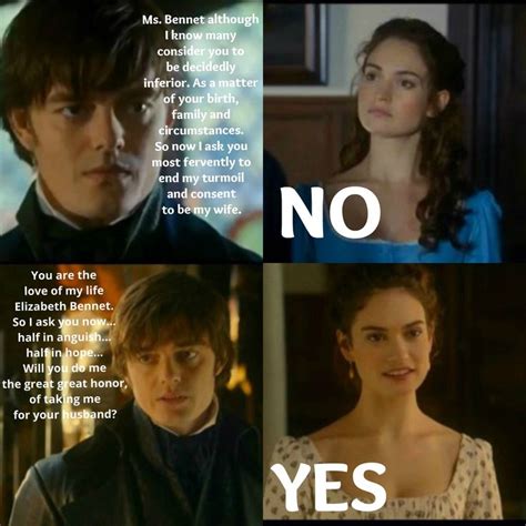 Mr. Darcy' s first and second proposal. PPZmovie | Pride and prejudice ...