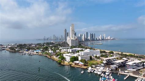 Cartagena Skyline At Cartagena Das Indias In Bolivar Colombia Stock