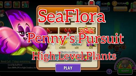 Seaflora Penny S Pursuit High Level Plants Plants Vs Zombies Youtube