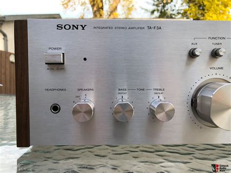 Serviced Sony Ta F A Integrated Amplifier Lbs Powerful