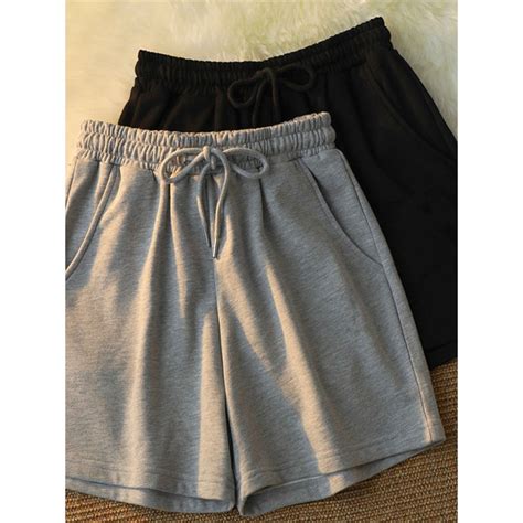 Jual Xiaozhainv Celana Pendek Polos Hot Pants Jeans Celana Hot Pants Wanita Celana Santai Short