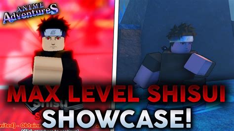 Level Shisui Shisu Uchiha Showcase Anime Adventures Roblox