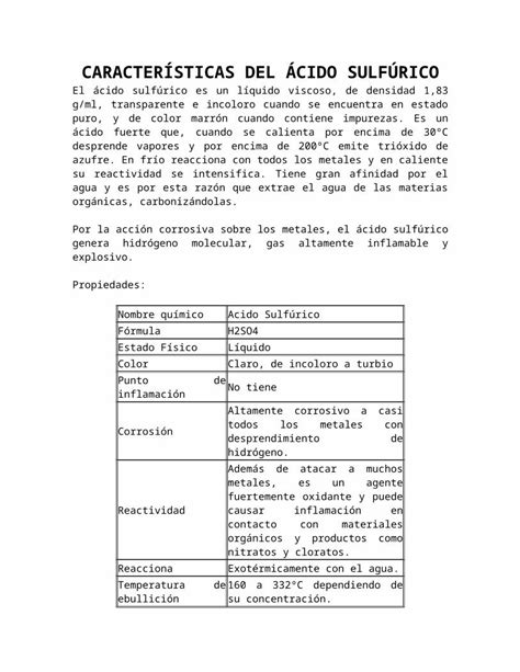 DOCX Proceso De Obtencion Del Acido Sulfurico Y Fosforico DOKUMEN TIPS