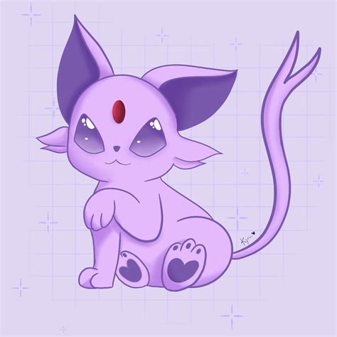 Espeon FanArt by Akkux on DeviantArt