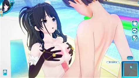 エロゲーコイカツアイドルマスター 風野灯織3DCG巨乳アニメ動画 Hentai Game Koikatsu Sunshine Idol