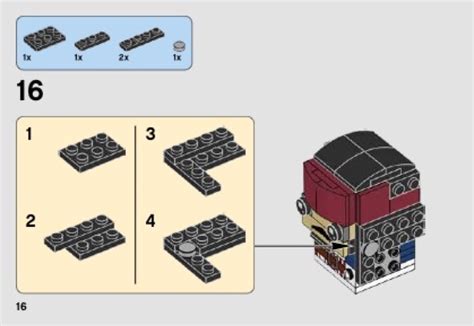 Lego Captain Jack Sparrow Instructions Brickheadz Disney