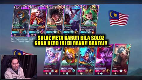 Soloz Meta Baru Bila Soloz Guna Hero Ini Di Rank Bantai Soloz