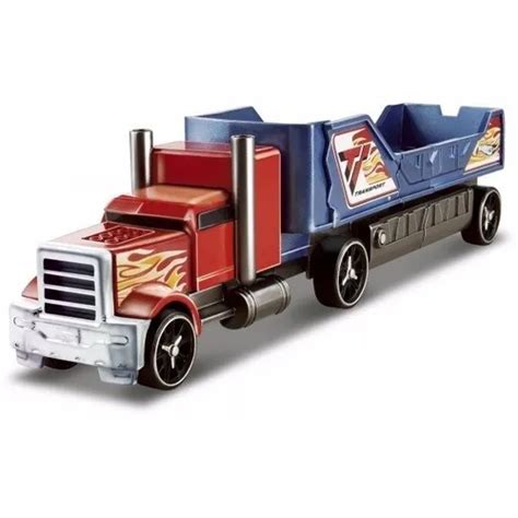 Hot Wheels Camion Transportador De Choque Rojo Cm Mercadolibre