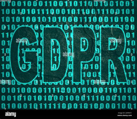 Acronym Gdpr General Data Protection Regulation Internet Conceptual