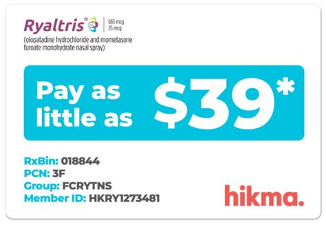 Ryaltris Nasal Spray Savings And Support To Help Patients Start