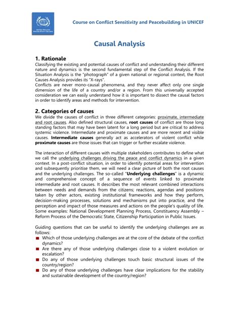 Causal Analysis Intro Text