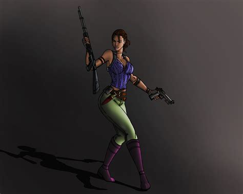 Resident Evil 5 Sheva illustration on Behance