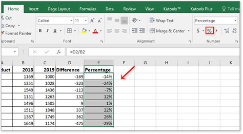 Quickly Create A Positive Negative Bar Chart In Excel