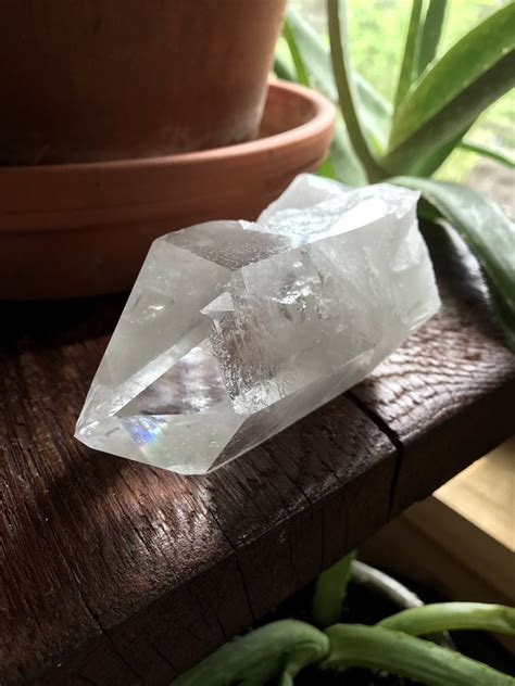 Reserved for Aminah-Large Clear Raw Quartz Crystal, Brazil, Clean, 450. ...