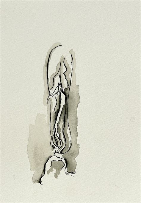 Dibujo Vulva en Blanco y Negro Bocetos y dibujos de Vagina y Yoni Art Etsy España