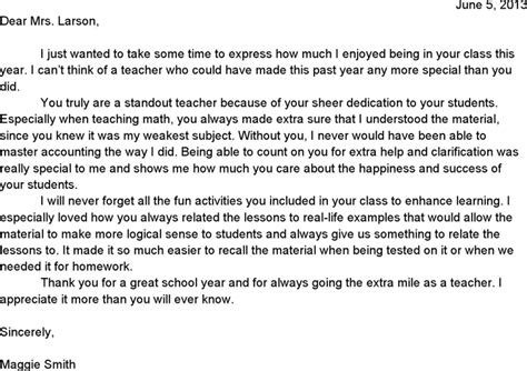 sample teacher appreciation letter docx kb  pages