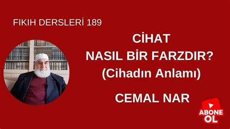 FIKIH DERSLERİ 189 CİHAT NASIL BİR FARZDIR Cihadın Anlamı YouTube