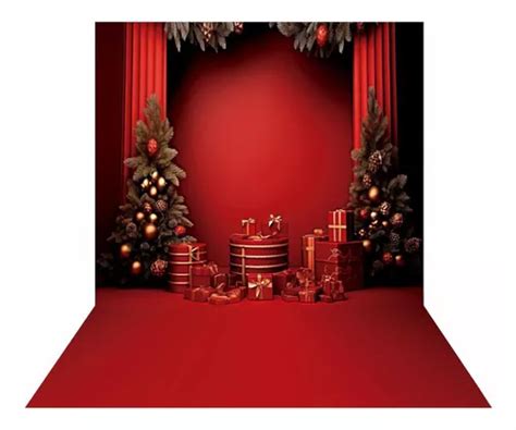 Fondo Infinito Prime Decor Festas Fundo Fotográfico Natal Vermelho 2