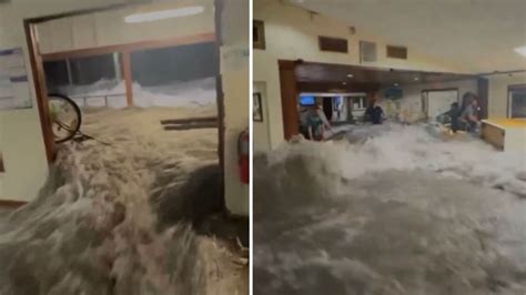 Giant wave crashes into US Army base in Marshall Islands, breaks down doors: Watch ...Middle East