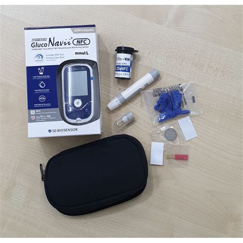 Gluconavii Nfc Blood Glucose Metre Free Test Strips Shopee Malaysia