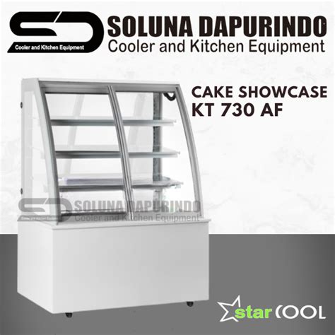 Jual Starcool Open Front Sliding Curve Cake Showcase Kt 730 Af