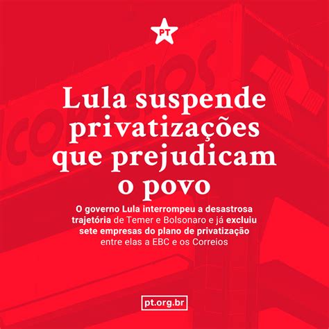 PT Brasil On Twitter O Governo LulaOficial Interrompeu A Desastrosa