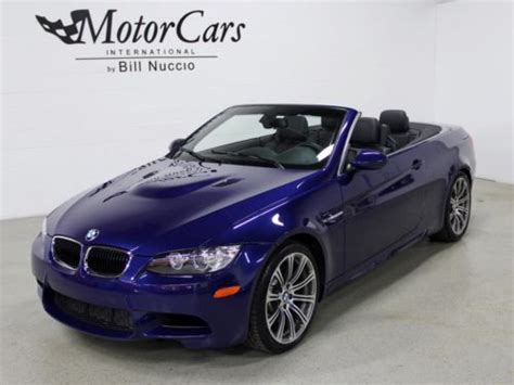 Purchase Used 2013 BMW M3 Convertible Interlagos Blue Blk 4k Miles