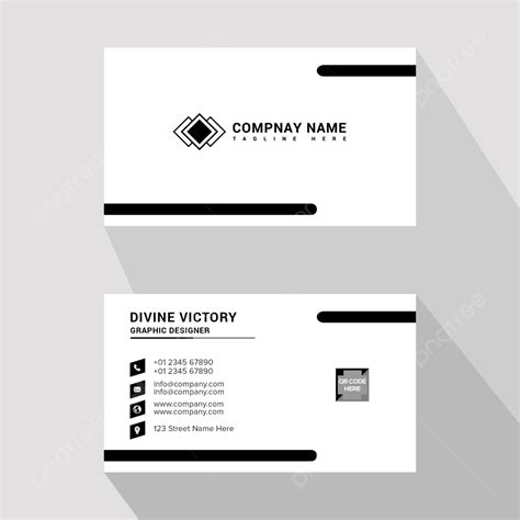 Simple Business Card Design Template Template Download on Pngtree