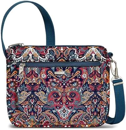 Travelon Anti Theft Classic Small East West Crossbody Bag Summer