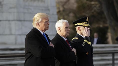 Trump Inauguration Begins With Visit To Arlington Cemetery