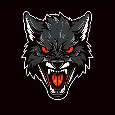 Premium Vector Wolf Mascot Gaming Logo Design Template