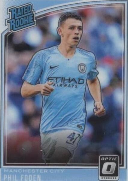 Panini Donruss Rated Rookie Optic Phil Foden Rc For