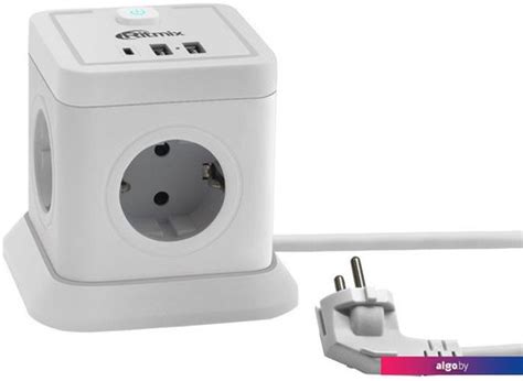 Сетевой фильтр Ritmix RM-242C (белый) купить в Минске, цена