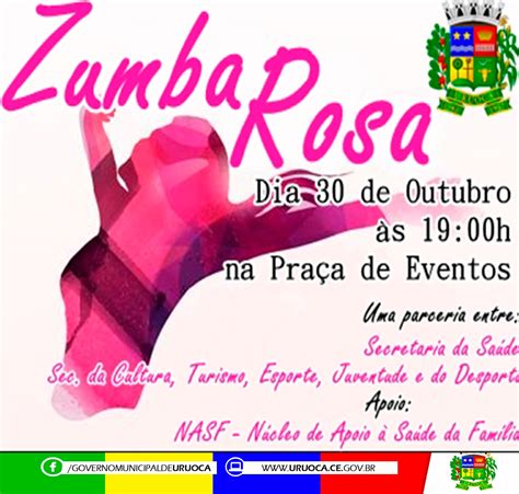 Uruoca De Prima É Hoje AulÃo De Zumba Comemora “outubro Rosa”