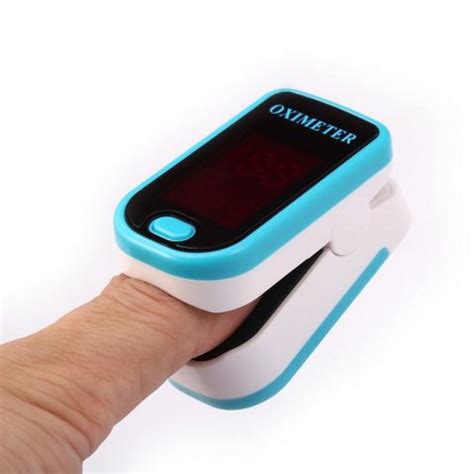 Finger Pulse Oximeter Set Blue