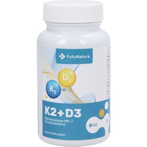 Vitamina K2 D3 60 Comprimidos FutuNatura VitalAbo Portugal