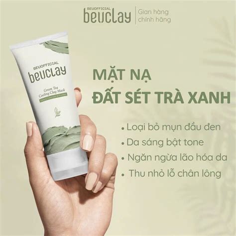 Mặt nạ đất sét trà xanh the mát Beu Clay | iCheck.vn