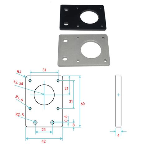 New Machifit 42 Nema 17 Stepper Motor Mounting Plate Fixed Plate