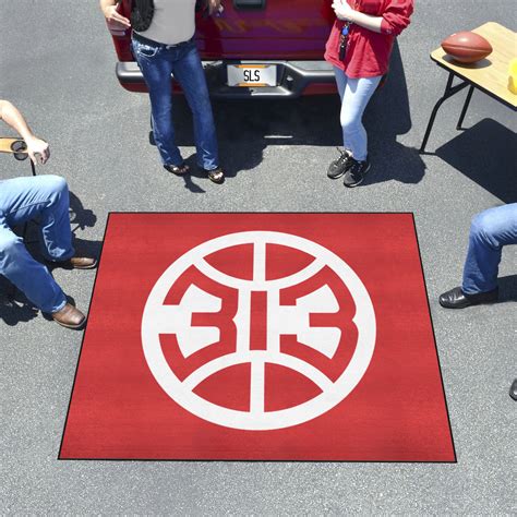 Detroit Pistons Tailgater Alt Logo Mat 60 X 72