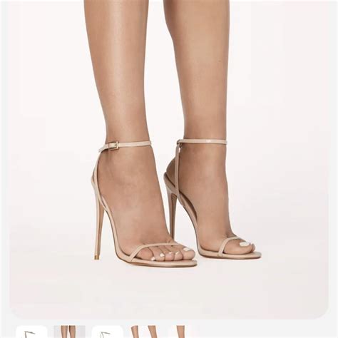 Billini Nude Patent Heels Depop