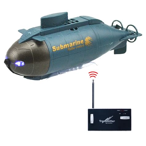 Mini RC Submarine Military Model 6CH Electronic Boat Ship Water Toy