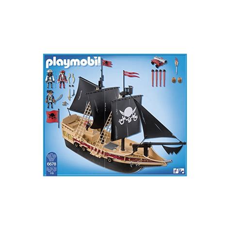 Playmobil Floating Pirate Raiders Ship With Cannons