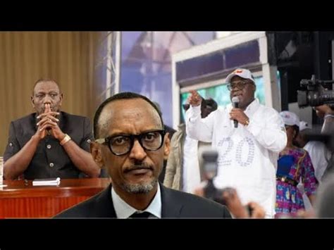 LE MESSAGE FRACASSANT DE FATSHI SÈME LA PANIQUE AU RWANDA kagame