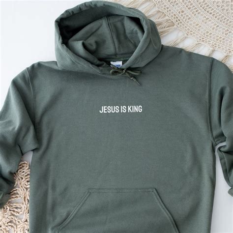 Jesus Is King Hoodie Shop Online Etsy